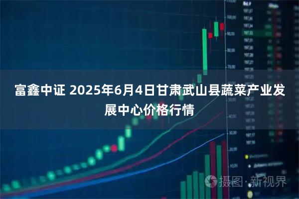 富鑫中证 2025年6月4日甘肃武山县蔬菜产业发展中心价格行情