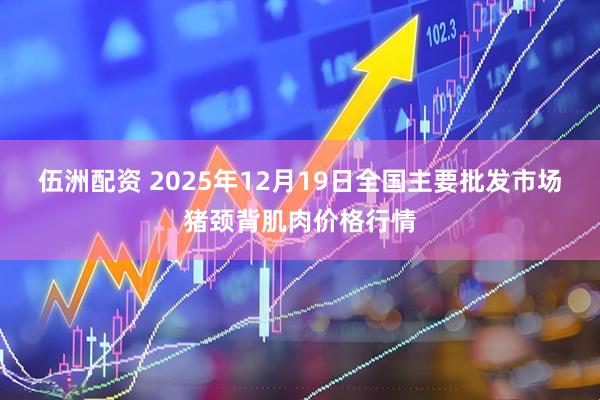 伍洲配资 2025年12月19日全国主要批发市场猪颈背肌肉价格行情