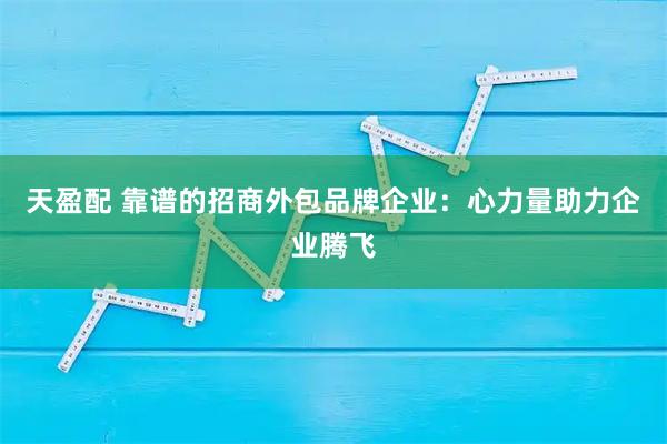 天盈配 靠谱的招商外包品牌企业:心力量助力企业腾飞
