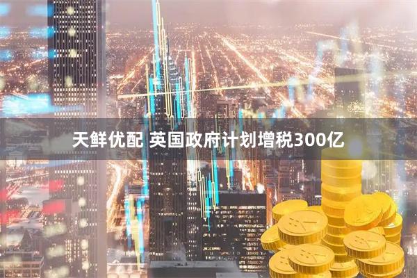 天鲜优配 英国政府计划增税300亿
